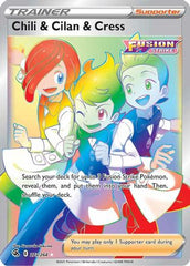 Chili & Cilan & Cress (Secret) 273/264 [SWSH08 Fusion Strike]  - Holofoil