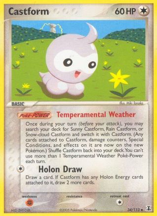 Castform 034 [Delta Species]