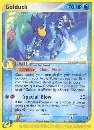 Golduck 017 [Sandstorm]  - Reverse Holofoil