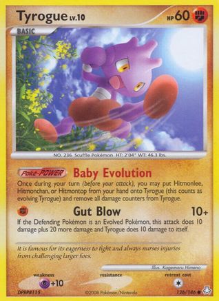 Tyrogue 126/146 [Legends Awakened]  - Reverse Holofoil