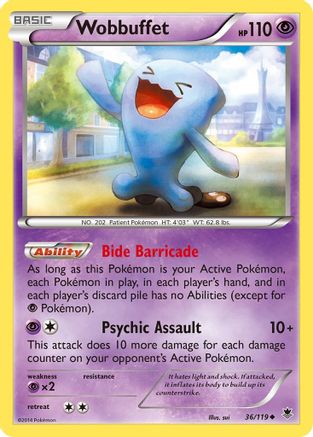 Wobbuffet 036/119 [XY  Phantom Forces]